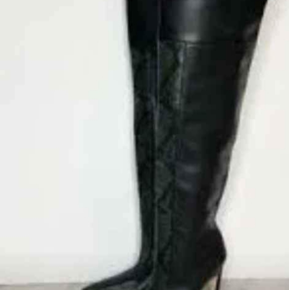 Good American Koko Snake Embossed Leather Over the Knee Boot - Picture 4 of 5